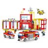FORANGE FC3108 3108 non  SỞ CỨU HỎA THÀNH PHỐ bộ đồ chơi xếp lắp ráp ghép mô hình Fire Rescure FIRE FIGHTERS 872 khối