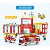 FORANGE FC3108 3108 non  SỞ CỨU HỎA THÀNH PHỐ bộ đồ chơi xếp lắp ráp ghép mô hình Fire Rescure FIRE FIGHTERS 872 khối