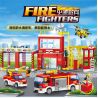FORANGE FC3108 3108 non  SỞ CỨU HỎA THÀNH PHỐ bộ đồ chơi xếp lắp ráp ghép mô hình Fire Rescure FIRE FIGHTERS 872 khối
