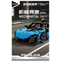 PanlosBrick 673002 Panlos Brick 673002 non  MCLAREN SENNA GTR tỷ lệ 1:14 bộ đồ chơi xếp lắp ráp ghép mô hình  Kỹ Thuật Công Nghệ Cao Mô Hình Phương Tiện 1610 khối