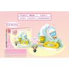 SEMBO 615016 non  CỬA HÀNG POP-UP BÁNH bộ đồ chơi xếp lắp ráp ghép mô hình Candy Planet Hành Tinh Kẹo Nghọt 128 khối
