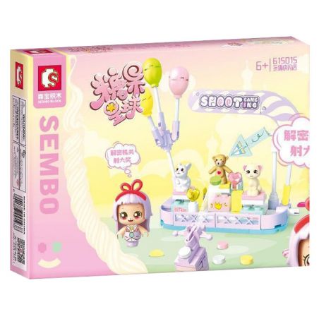 SEMBO 615015 non  CỬA HÀNG POP-UP ĐỒ CHƠI bộ đồ chơi xếp lắp ráp ghép mô hình Candy Planet Hành Tinh Kẹo Nghọt 140 khối
