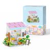 WEILE CHUANGXIANG 2035 non  STUDIO CỦA ANNIE bộ đồ chơi xếp lắp ráp ghép mô hình Disney Princess FAIRYTALE TOWN ANNIE'S STUDIO Công Chúa