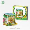 WEILE CHUANGXIANG 2034 non  GIỜ CHIỀU bộ đồ chơi xếp lắp ráp ghép mô hình Disney Princess FAIRYTALE TOWN Công Chúa 618 khối