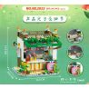 WEIGHT WL2033 2033 non  NGƯỜI YÊU THỦ CÔNG bộ đồ chơi xếp lắp ráp ghép mô hình Disney Princess FAIRYTALE TOWN Công Chúa 643 khối