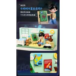 KEEPPLEY DZ0155 0155 non  GIỮ FANTASTIC ZHOU bộ đồ chơi xếp lắp ráp ghép mô hình CHOUCHOU 1500 khối