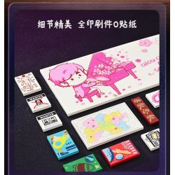 KEEPPLEY DZ0155 0155 non  GIỮ FANTASTIC ZHOU bộ đồ chơi xếp lắp ráp ghép mô hình CHOUCHOU 1500 khối