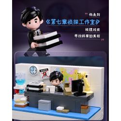 KEEPPLEY DZ0155 0155 non  GIỮ FANTASTIC ZHOU bộ đồ chơi xếp lắp ráp ghép mô hình CHOUCHOU 1500 khối