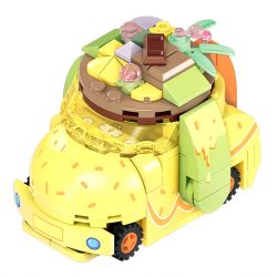 SEMBO 615002 non  MIẾNG MOUSSE NGỌT NGÀO bộ đồ chơi xếp lắp ráp ghép mô hình Candy Planet Hành Tinh Kẹo Nghọt 125 khối