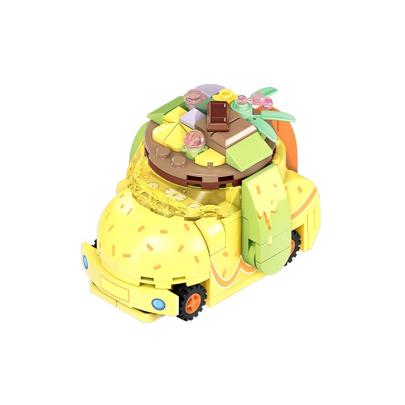 SEMBO 615002 non  MIẾNG MOUSSE NGỌT NGÀO bộ đồ chơi xếp lắp ráp ghép mô hình Candy Planet Hành Tinh Kẹo Nghọt 125 khối