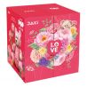 JAKI JK8133 8133 JK8135 8135 non  GẤU BÔNG MÀU HỒNG bộ đồ chơi xếp lắp ráp ghép mô hình Valentine's Day Lễ Tình Nhân