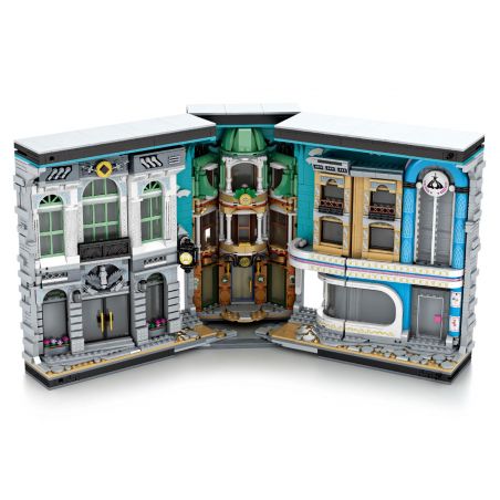 REOBRIX 66032 non  GÓC NHÌN ĐƯỜNG PHỐ bộ đồ chơi xếp lắp ráp ghép mô hình Architecture STREETSCAPE BOOK OF ARCHITECTURE Công Trình Kiến Trúc 3108 khối