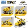 ZHEGAO QL1229 1229 non  CẦN CẨU LÙI XE bộ đồ chơi xếp lắp ráp ghép mô hình ENGINEERING TRUCK 429 khối