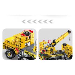 ZHEGAO QL1229 1229 non  CẦN CẨU LÙI XE bộ đồ chơi xếp lắp ráp ghép mô hình ENGINEERING TRUCK 429 khối