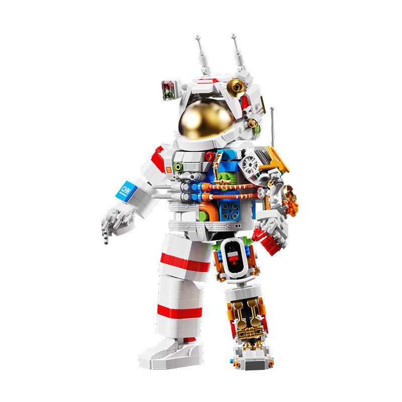 WISDOM TREE T2050 2050 non  CƠ KHÍ TRONG SUỐT CỦA PHI HÀNH GIA bộ đồ chơi xếp lắp ráp ghép mô hình 833 khối