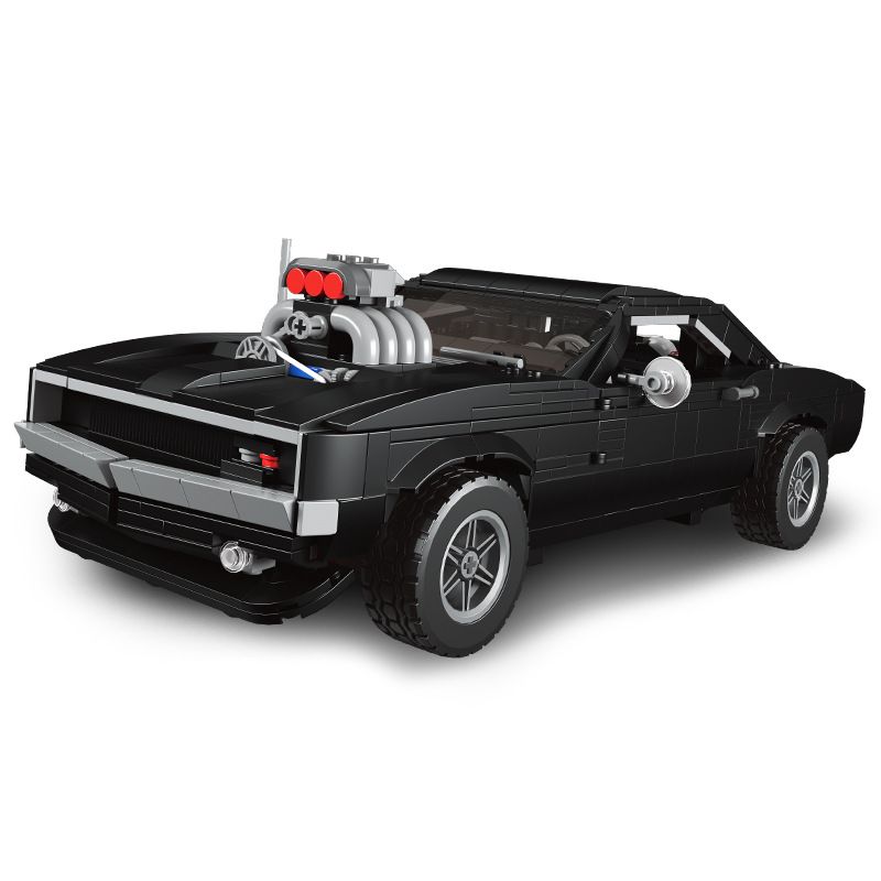 MouldKing 10028 Mould King 10028 non  NÉ PHÍ NGỰA bộ đồ chơi xếp lắp ráp ghép mô hình Creator Expert DOGE CHARGER Chuyên Gia Sáng Tạo 1439 khối