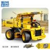 ZHEGAO QL1228 1228 non  XE BEN LÙI bộ đồ chơi xếp lắp ráp ghép mô hình ENGINEERING TRUCK 415 khối
