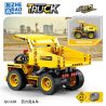 ZHEGAO QL1228 1228 non  XE BEN LÙI bộ đồ chơi xếp lắp ráp ghép mô hình ENGINEERING TRUCK 415 khối