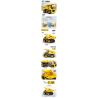 ZHEGAO QL1228 1228 non  XE BEN LÙI bộ đồ chơi xếp lắp ráp ghép mô hình ENGINEERING TRUCK 415 khối