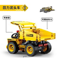 ZHEGAO QL1228 1228 non  XE BEN LÙI bộ đồ chơi xếp lắp ráp ghép mô hình ENGINEERING TRUCK 415 khối