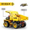 ZHEGAO QL1228 1228 non  XE BEN LÙI bộ đồ chơi xếp lắp ráp ghép mô hình ENGINEERING TRUCK 415 khối