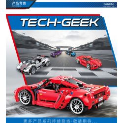 KUYU MOXING 10033 non  XE THỂ THAO MÀU ĐỎ LÙI tỷ lệ 1:18 bộ đồ chơi xếp lắp ráp ghép mô hình Mini Racing Pacemaker Đua Xe Mini 405 khối