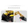 ZHEGAO QL1227 1227 non  KÉO LÙI MÁY XÚC Ô TÔ bộ đồ chơi xếp lắp ráp ghép mô hình ENGINEERING TRUCK 411 khối