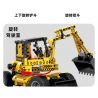 ZHEGAO QL1227 1227 non  KÉO LÙI MÁY XÚC Ô TÔ bộ đồ chơi xếp lắp ráp ghép mô hình ENGINEERING TRUCK 411 khối
