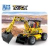 ZHEGAO QL1227 1227 non  KÉO LÙI MÁY XÚC Ô TÔ bộ đồ chơi xếp lắp ráp ghép mô hình ENGINEERING TRUCK 411 khối