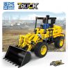 ZHEGAO QL1226 1226 non  XE NÂNG LÙI bộ đồ chơi xếp lắp ráp ghép mô hình ENGINEERING TRUCK 385 khối
