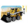 ZHEGAO QL1295 1295 non  CÔNG NGHỆ MÁY ỦI 4 TỔ HỢP bộ đồ chơi xếp lắp ráp ghép mô hình ENGINEERING TRUCK