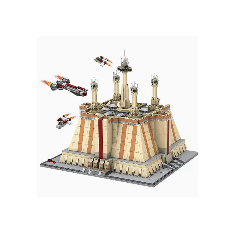 MouldKing 21036 Mould King 21036 non  ĐỀN THỜ JEDI bộ đồ chơi xếp lắp ráp ghép mô hình Star Wars JEDI TEMPLE Chiến Tranh Giữa Các Vì Sao 3745 khối