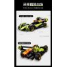 TOP TOY TC1703 1703 non  CÔNG THỨC XE LÙI bộ đồ chơi xếp lắp ráp ghép mô hình Speed Champions Racing Cars Đua Xe Công Thức 443 khối