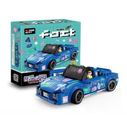 Decool 28005 Jisi 28005 non  BENYIJUECHEN LÙI XE bộ đồ chơi xếp lắp ráp ghép mô hình ROADSTER 306 khối