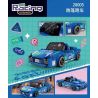 Decool 28005 Jisi 28005 non  BENYIJUECHEN LÙI XE bộ đồ chơi xếp lắp ráp ghép mô hình ROADSTER 306 khối