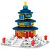 ZHEGAO QL0974 0974 non  KIẾN TRÚC CỔ BẮC KINH 4 KIỂU QUẢNG TRƯỜNG THIÊN AN MÔN HỘI HÒA HỢP TỐI CAO CẦU NGUYỆN CHO MÙA MÀNG BỘI THU THÁP GÓC bộ đồ chơi xếp lắp ráp ghép mô hình 1051 khối