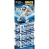 PanlosBrick 633081 Panlos Brick 633081 non  PHI HÀNH GIA VŨ TRỤ (12 TRONG 1) bộ đồ chơi xếp lắp ráp ghép mô hình SPACE ASTRONAUT