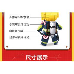 WOMA C0661 0661 non  CỨU HỎA bộ đồ chơi xếp lắp ráp ghép mô hình 705 khối