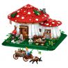 ZHEGAO 01016 non  NHÀ NẤM bộ đồ chơi xếp lắp ráp ghép mô hình Creator Expert MUSHROOM HOUSE Chuyên Gia Sáng Tạo 2233 khối