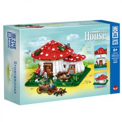 ZHEGAO 01016 non  NHÀ NẤM bộ đồ chơi xếp lắp ráp ghép mô hình Creator Expert MUSHROOM HOUSE Chuyên Gia Sáng Tạo 2233 khối