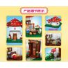 ZHEGAO 01016 non  NHÀ NẤM bộ đồ chơi xếp lắp ráp ghép mô hình Creator Expert MUSHROOM HOUSE Chuyên Gia Sáng Tạo 2233 khối