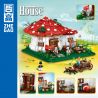 ZHEGAO 01016 non  NHÀ NẤM bộ đồ chơi xếp lắp ráp ghép mô hình Creator Expert MUSHROOM HOUSE Chuyên Gia Sáng Tạo 2233 khối