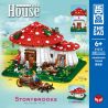 ZHEGAO 01016 non  NHÀ NẤM bộ đồ chơi xếp lắp ráp ghép mô hình Creator Expert MUSHROOM HOUSE Chuyên Gia Sáng Tạo 2233 khối