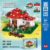 ZHEGAO 01016 non  NHÀ NẤM bộ đồ chơi xếp lắp ráp ghép mô hình Creator Expert MUSHROOM HOUSE Chuyên Gia Sáng Tạo 2233 khối