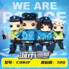 WOMA C0612 0612 non  CẢNH SÁT THÀNH PHỐ bộ đồ chơi xếp lắp ráp ghép mô hình City CITYPOLICE 720 khối
