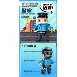 WOMA C0612 0612 non  CẢNH SÁT THÀNH PHỐ bộ đồ chơi xếp lắp ráp ghép mô hình City CITYPOLICE 720 khối