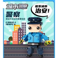 WOMA C0612 0612 non  CẢNH SÁT THÀNH PHỐ bộ đồ chơi xếp lắp ráp ghép mô hình City CITYPOLICE 720 khối