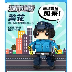 WOMA C0612 0612 non  CẢNH SÁT THÀNH PHỐ bộ đồ chơi xếp lắp ráp ghép mô hình City CITYPOLICE 720 khối