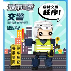 WOMA C0612 0612 non  CẢNH SÁT THÀNH PHỐ bộ đồ chơi xếp lắp ráp ghép mô hình City CITYPOLICE 720 khối