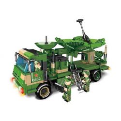 WOMA C0852 0852 non  XE RADAR CHỐNG ???N ĐỊNH YLC20 bộ đồ chơi xếp lắp ráp ghép mô hình MILITARY 606 khối